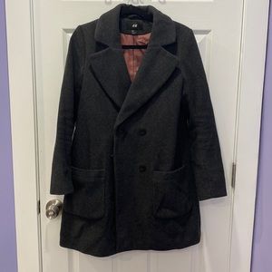 Grey Mid-length Coat